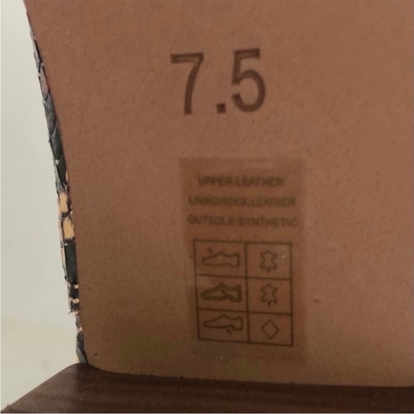 Madewell Carina Snake Embossed Ankle Boot EUC - Picture 12 of 13